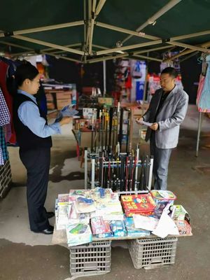 忠縣公安局聯合多部門開展漁具店專項檢查行動，規范漁具銷售市場秩序